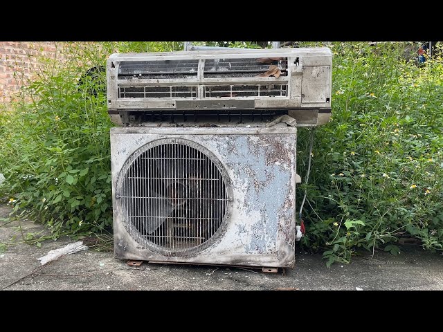 Restoration Completely Broken Old Air Conditioner FUNIKI - Restore Outdated Air Conditioners