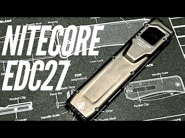 Nitecore EDC27 Flashlight: Flat Profile, 3000 Lumens, Lock-Out, Strobe + More#edc #flashlight