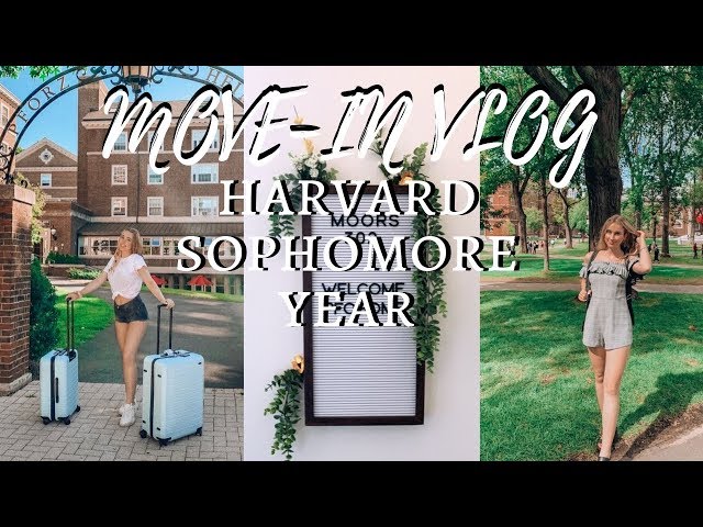 COLLEGE MOVE-IN VLOG 2019! Harvard Sophomore Year