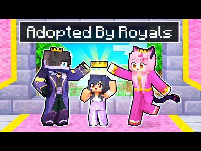Adopted By ROYALS In Minecraft!