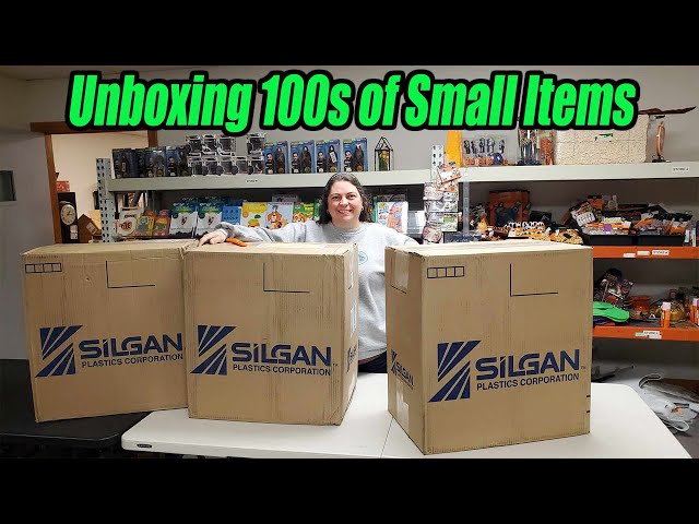 Unboxing 100's of Small items and Giving you a store tour update!