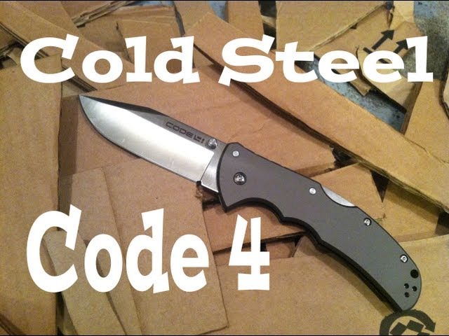 Cold Steel Code 4 Knife Review: No Assistance Needed!