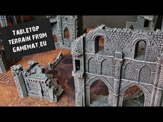 Tabletop terrain and game mats from Gamemat.eu preview.