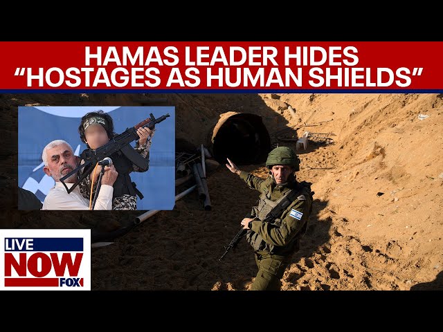 Israeli soldiers hunt for Hamas leader, 'using hostages as shields' | LiveNOW from FOX