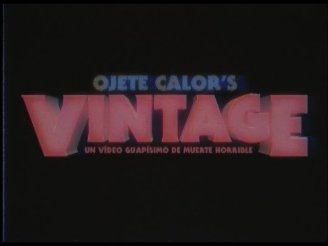 Ojete Calor  - Vintage (Lyric Video)