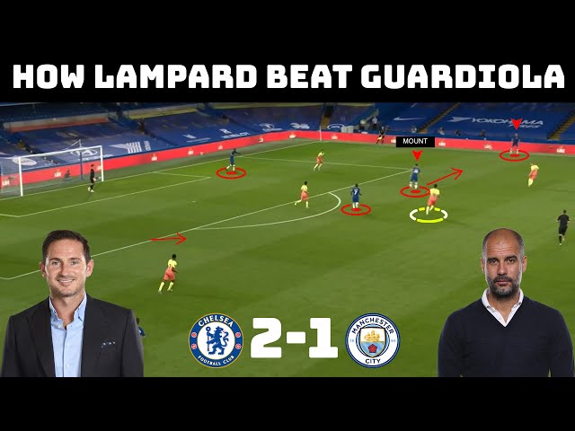 Tactical Analysis: Chelsea 2-1 Manchester City | Lampard Tactics vs Guardiola Tactics |