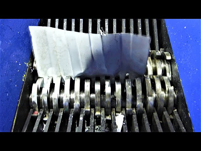 Shredding Vs Iron Sheet! Oddlysatisfying - Shredder Machine