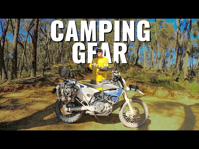 MOTORCYCLE CAMPING GEAR | THE GEAR I USE AND TRUST