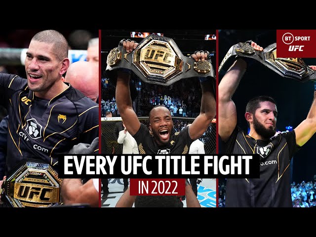 Every UFC title fight in 2022 | Epic wars, razor close decisions, and historical moments | BT Sport