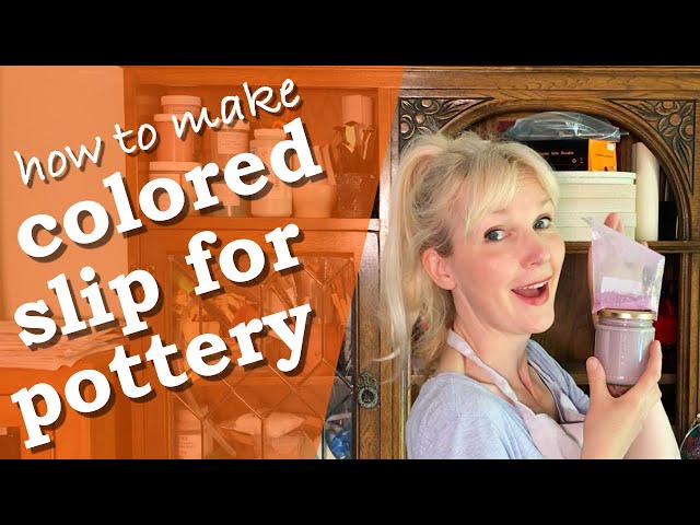How to Make Colored Slip for Pottery