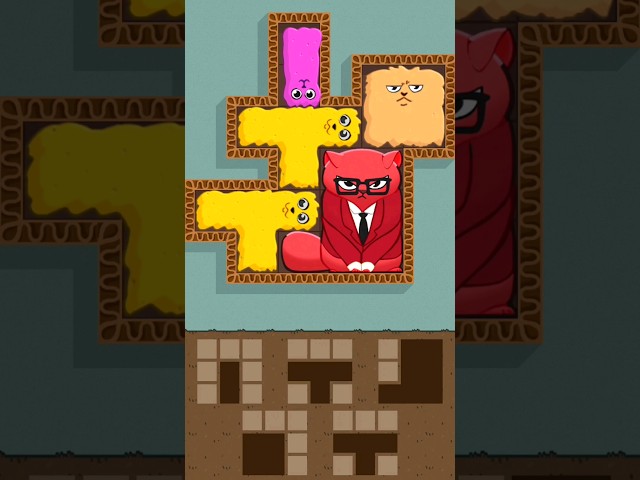 Puzzle Cat's walkthrough (android iOS) gameplay #shorts #game #funny 199