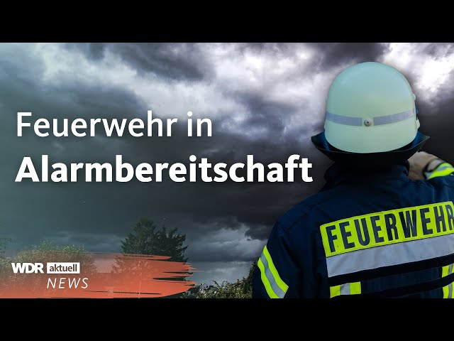 Gewitter und Starkregen: Unwetterwarnung für NRW | WDR Aktuelle Stunde