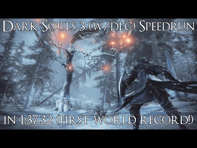 Dark Souls 3: Ashes of Ariandel Speedrun in 1:37.32 - My First World Record! (All Bosses)