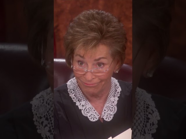 Judge Judy doesn't entertain these kinds of claims! #shorts