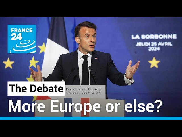 More Europe or else? Macron lists 'mortal' dangers ahead of EU elections • FRANCE 24 English
