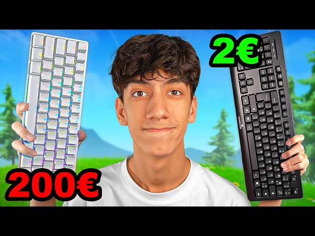 2€ vs 200€ Tastatur in Fortnite Arena