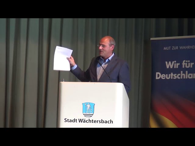 Die EUliten heucheln und betrügen: Peter Boehringer in Wächtersbach (Hessen) | 19.05.2019