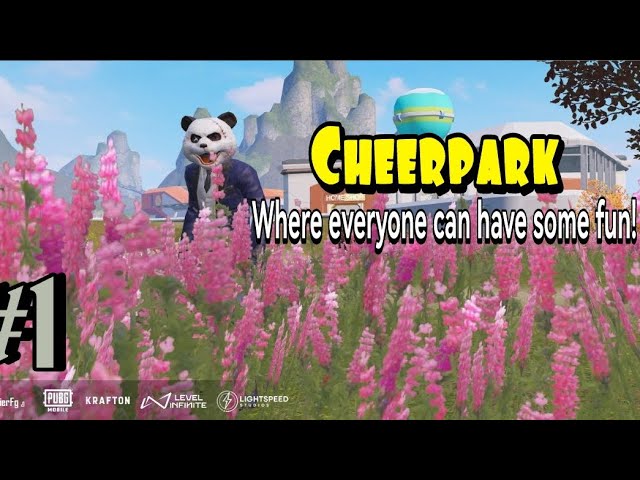 I VISITED THE CHEERPARK | in PUBG MOBILE