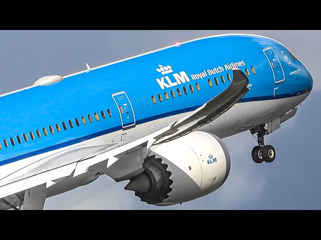 30 AWESOME LANDINGS and TAKEOFFS at AMS | Amsterdam Airport Plane Spotting [AMS/EHAM]