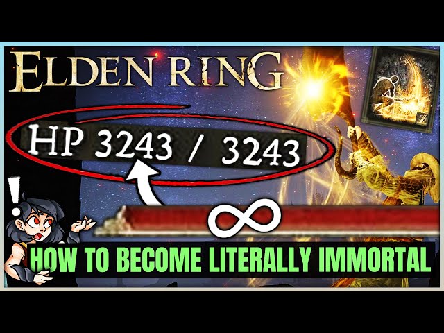 So This Literally BREAKS the Game - How to Have 3000+ Health & NEVER Die - Best Elden Ring Build!