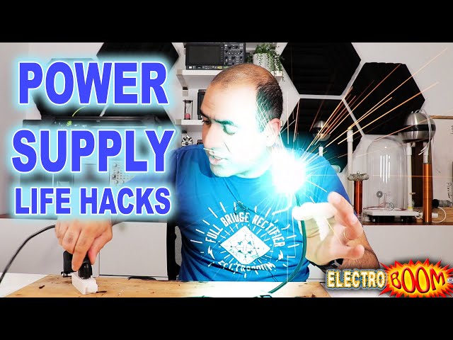 Power Supplies and Electronic Life-Hacks (ElectroBOOM101 – 009)