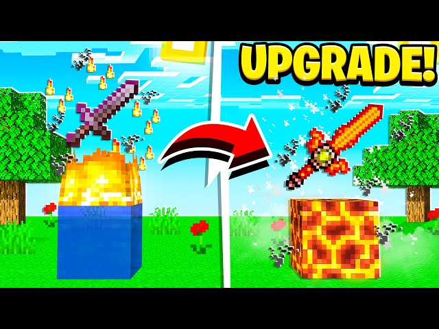 How to UPGRADE WEAPONS with FIRE in Minecraft!