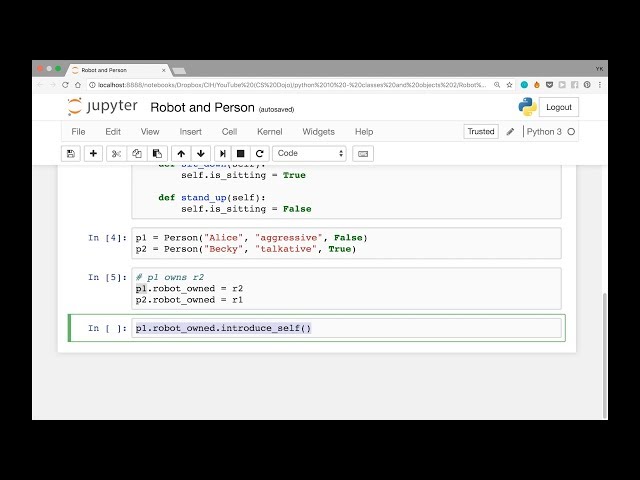 Classes and Objects with Python - Part 2 (Python Tutorial #10)