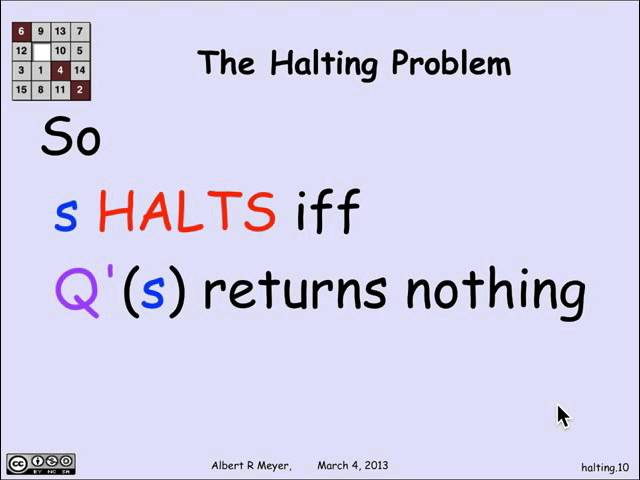 1.11.7 The Halting Problem: Video [Optional]