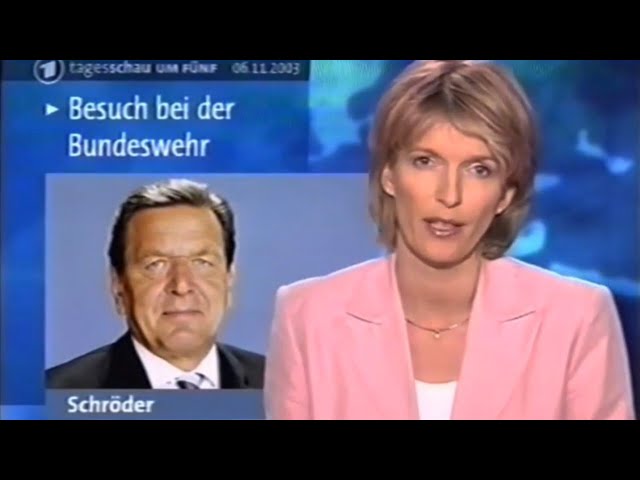 ARD Tagesschau um fünf 06.11.2003