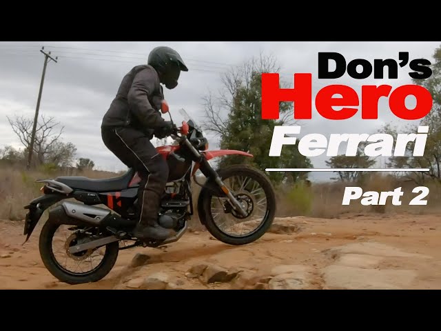 A first taste of adventure for Don's Hero X-Pulse longtermer.