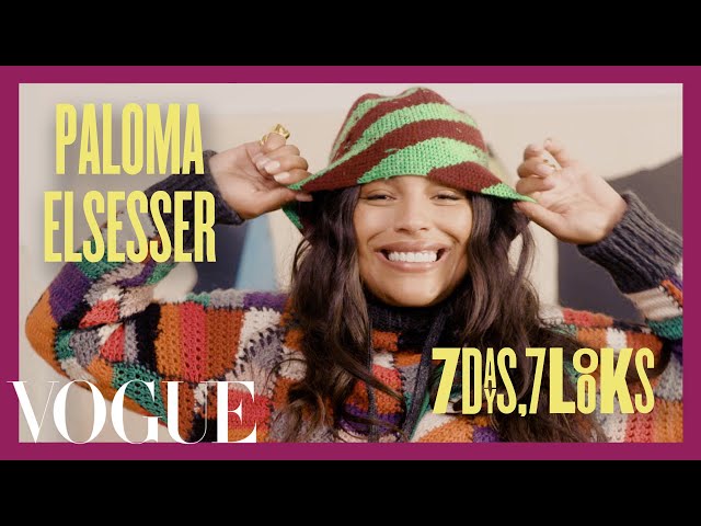 Every Outfit Paloma Elsesser Wears in a Week | 7 Days, 7 Looks | Vogue