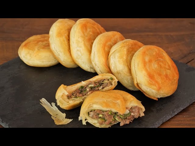 How to Make Chinese Beef Puff Pastry Pies : The technique for getting the puff pastry is very easy