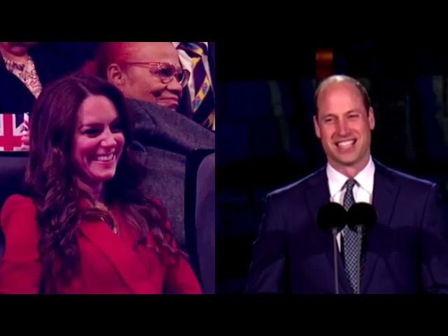 Princess Kate's heartwarming reaction to husband Prince William during address