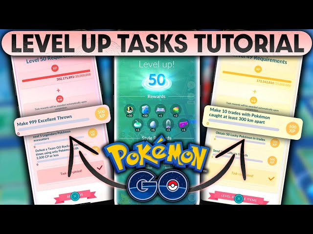 HOW TO GET TO LEVEL 50 in POKEMON GO | LEVEL UP TASKS ULTIMATE GUIDE
