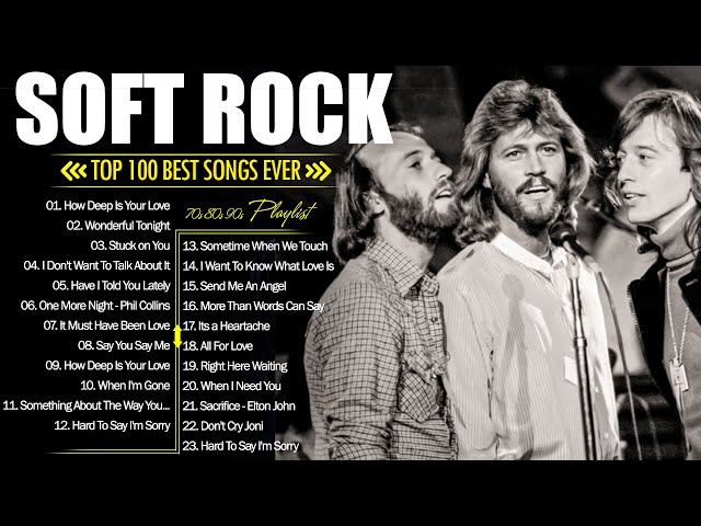 Bee Gees, Rod Stewart, Phil Collins, Scorpions, Air Supply, Lobo - Soft Rock and Roll Music