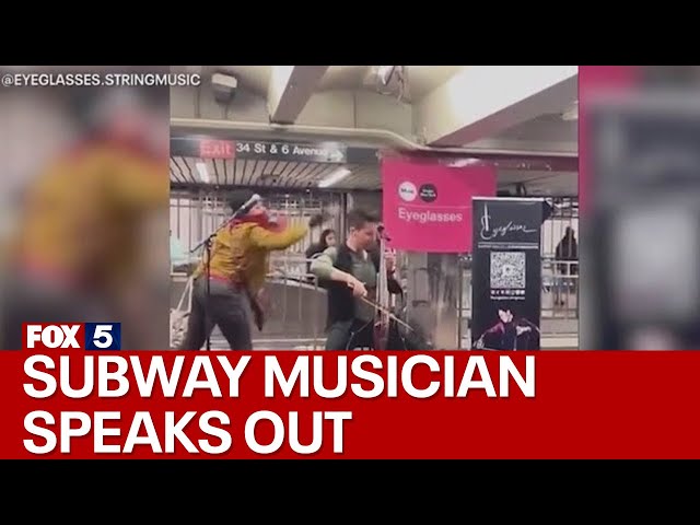NYC subway musician speaks out after bottle attack
