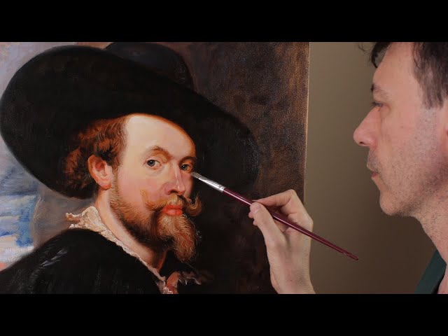 How to paint a portrait of Rubens correctly