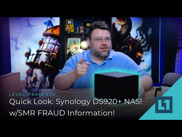 Quick Look: Synology DS920+ NAS! w/SMR FRAUD Information!