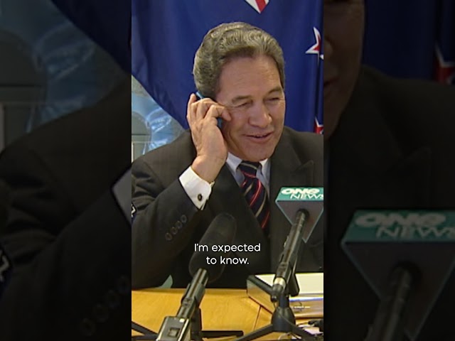 Politics, phones, and pranking the press - Winston Peters remains the kingmaker | 1News Archives