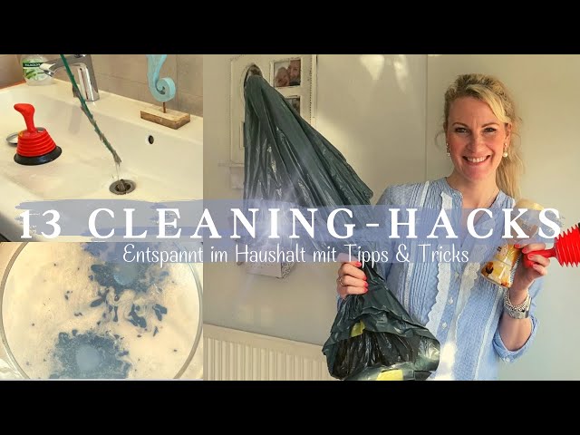 13 CLEANING HACKS 🧽 - Entspannt im Haushalt mit Tipps & Tricks