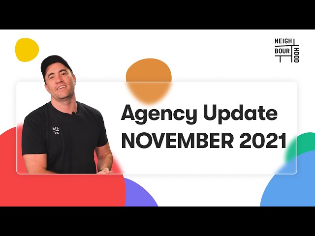 NBH Agency Update November 2021 – Latest Agency news, Marketing Metrics, Software Spotlight