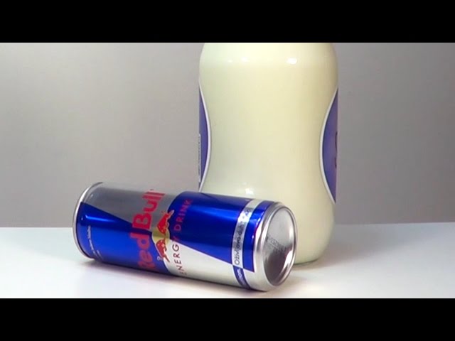 Red Bull and Milk Experiment