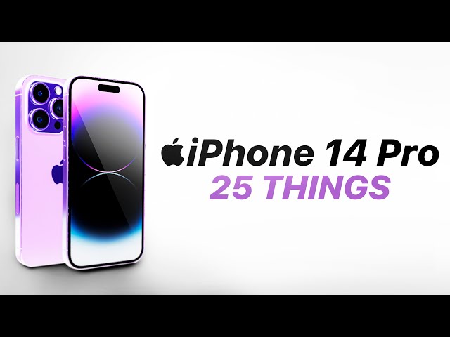 iPhone 14 & 14 Pro - 25 Things You DIDN'T Know!