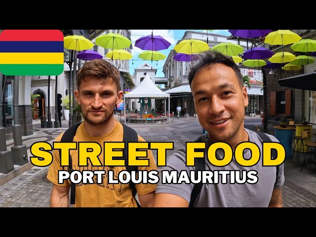 🇲🇺 STREET FOOD TOUR IN MAURITIUS 🇲🇺 Port Louis Market 🤩