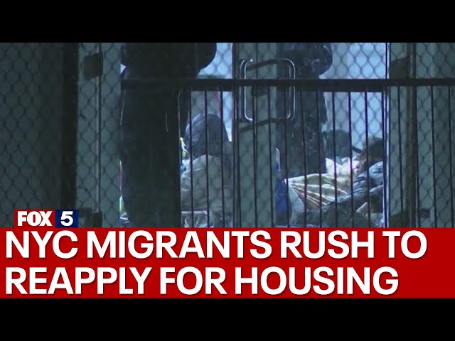 NYC migrants rush to reapply for city housing