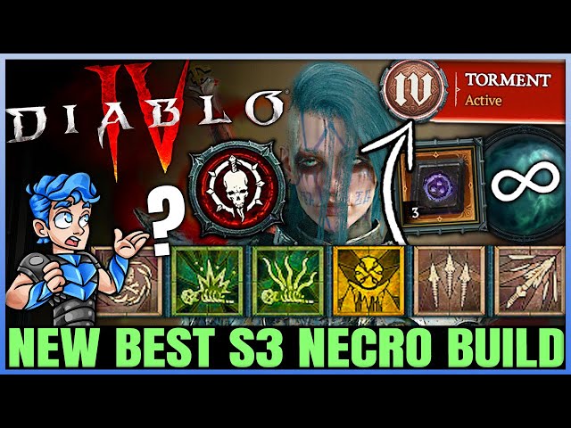 Diablo 4 - New Best S3 Highest Damage Necromancer Build - This Bone Spear Combo is OP - Full Guide!