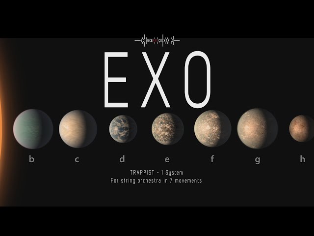 Exo - a music performance inspired by TRAPPIST-1 system for string orchestra in 7 movements