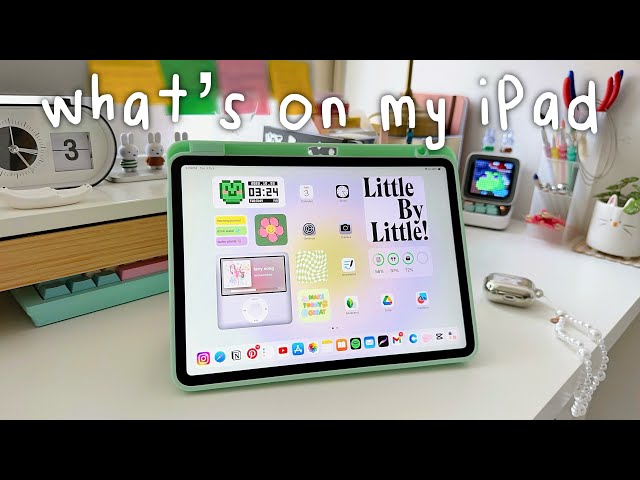 🍡 WHAT'S ON MY IPAD 2023 | current favorite apps & widgets | note taking, productivity apps and more