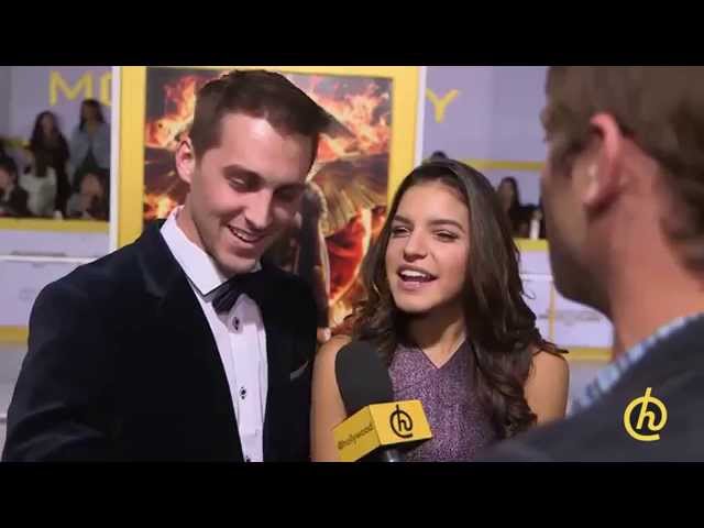 Cody Johns & Alexys Gabrielle at The Hunger Games: Mockingjay, Part 1 Premiere