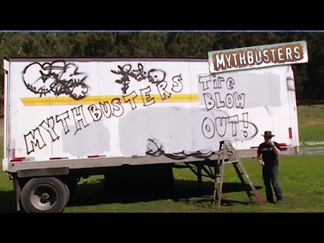 Exploding Tyre of Death | MythBusters